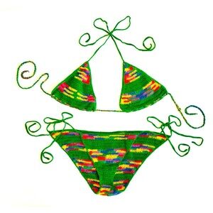 Handmade Crotchet String Bikini
